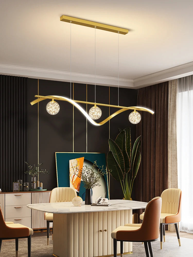 Modern Minimalist Glass Pendant Lamp