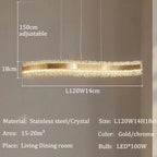 Luxury LED Crystal Chandelier Fixture