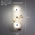 Natural Marble LED Chandelier