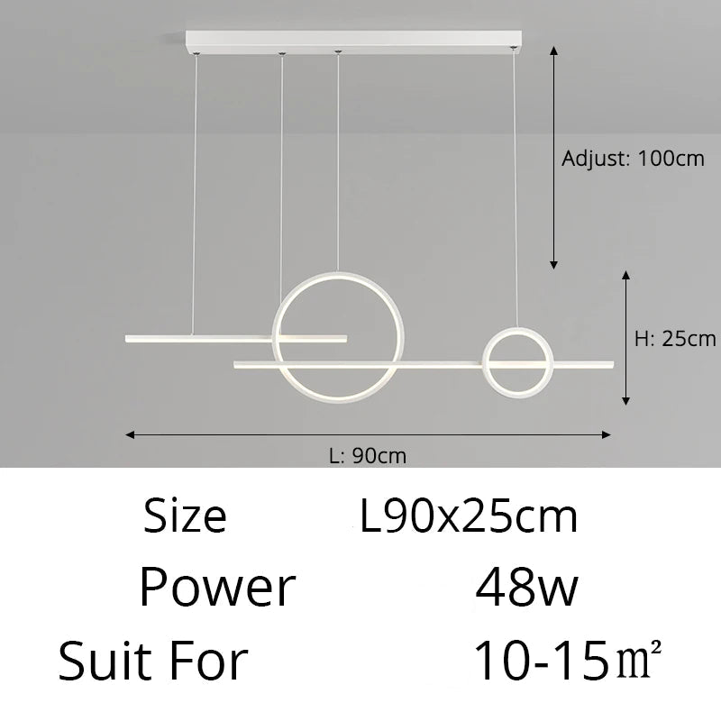 Modern Aluminum Pendant Light