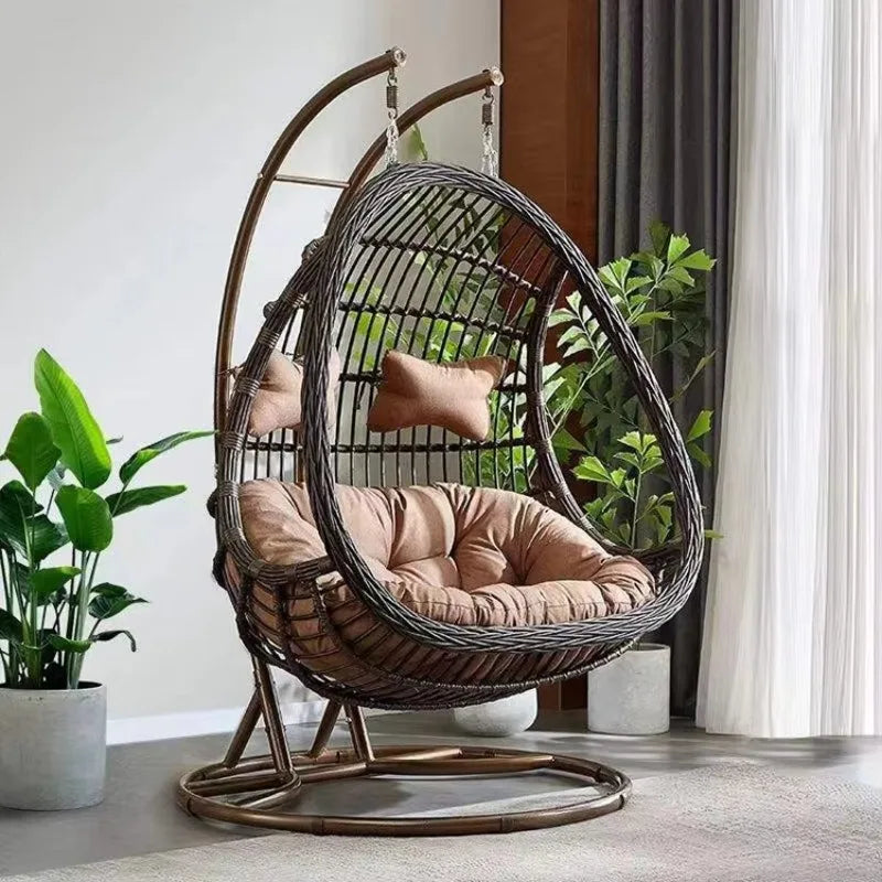 Hanging Egg Swing Chair Set
