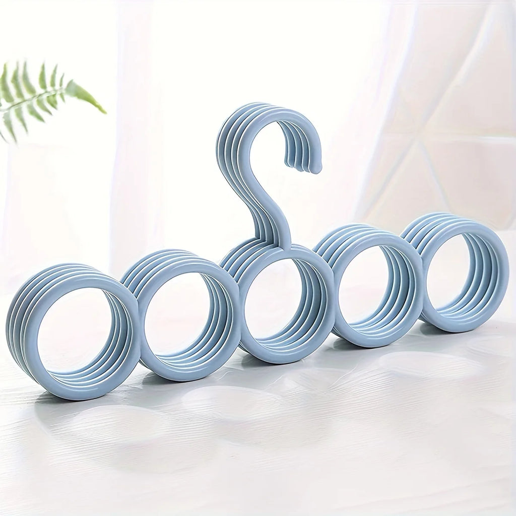 Five-Ring Multi-Function Closet Hanger