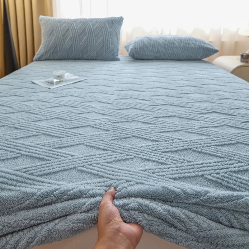 Cozy Fleece Thermal Fitted Bedsheet