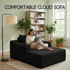 Convertible Memory Foam Sofa Bed