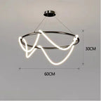 Modern Minimalist Hose Chandelier