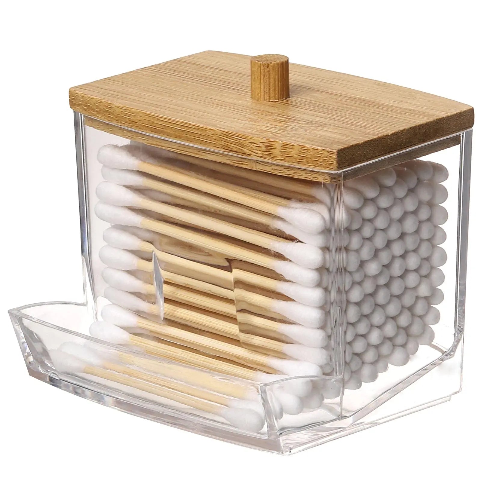 Clear Acrylic Cotton Swab Holder
