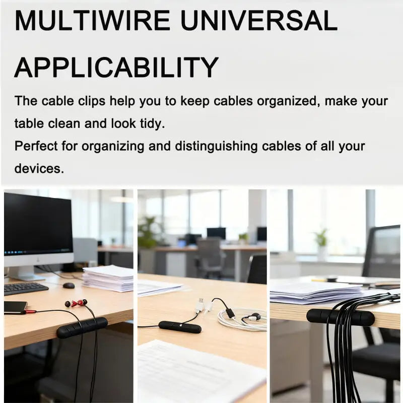 Silicone Cable Management Clips