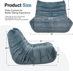 Bluegrey Memory Foam Bean Bag
