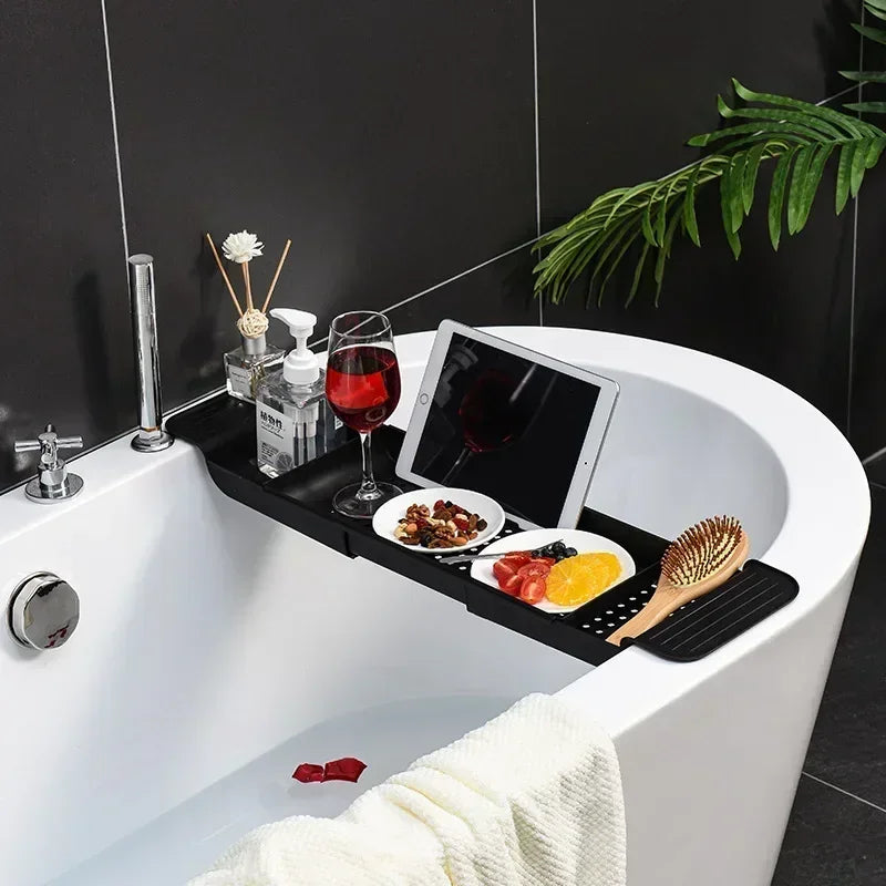 Adjustable Bathtub Tray Organizer
