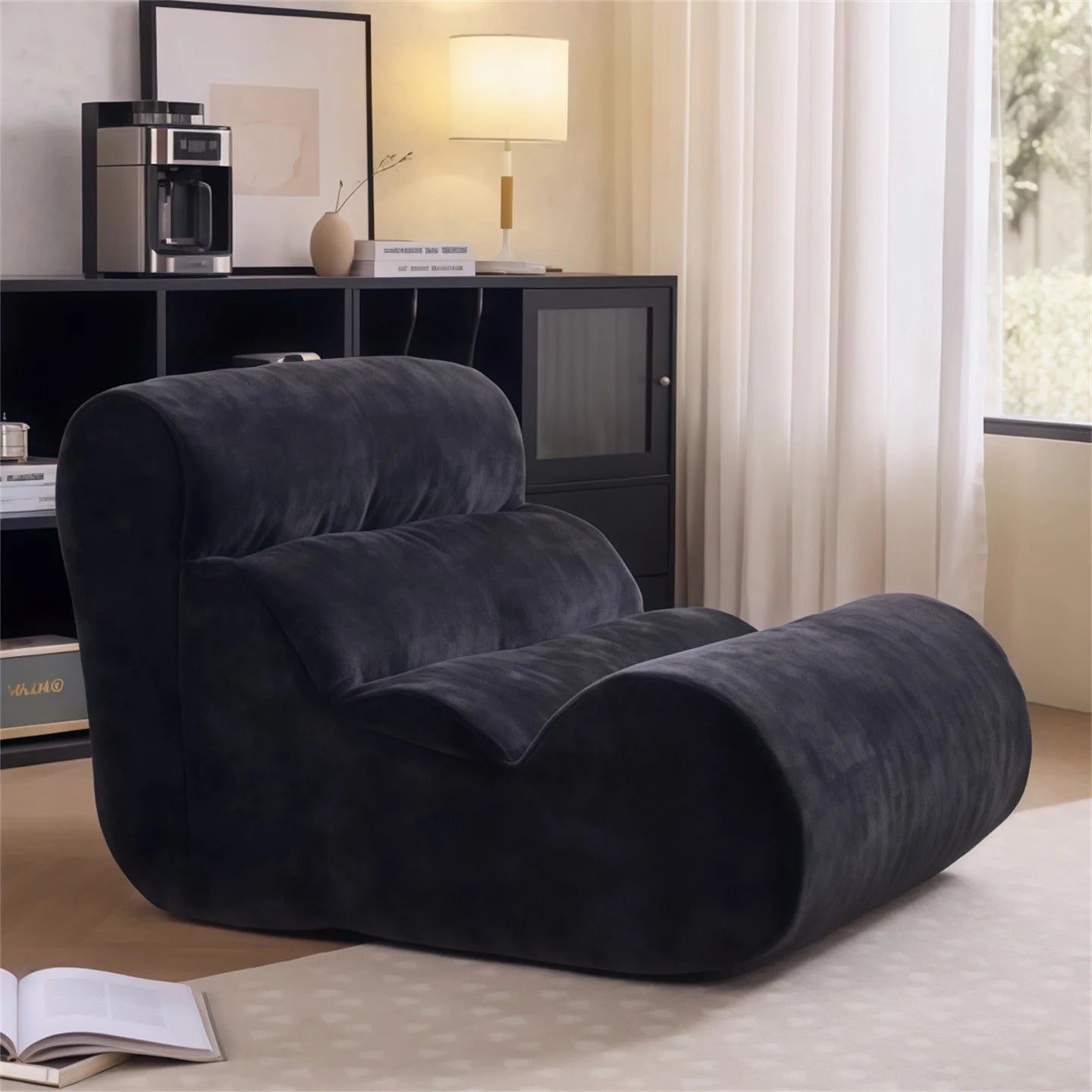 Modern Curved Lounge Chair Sofa