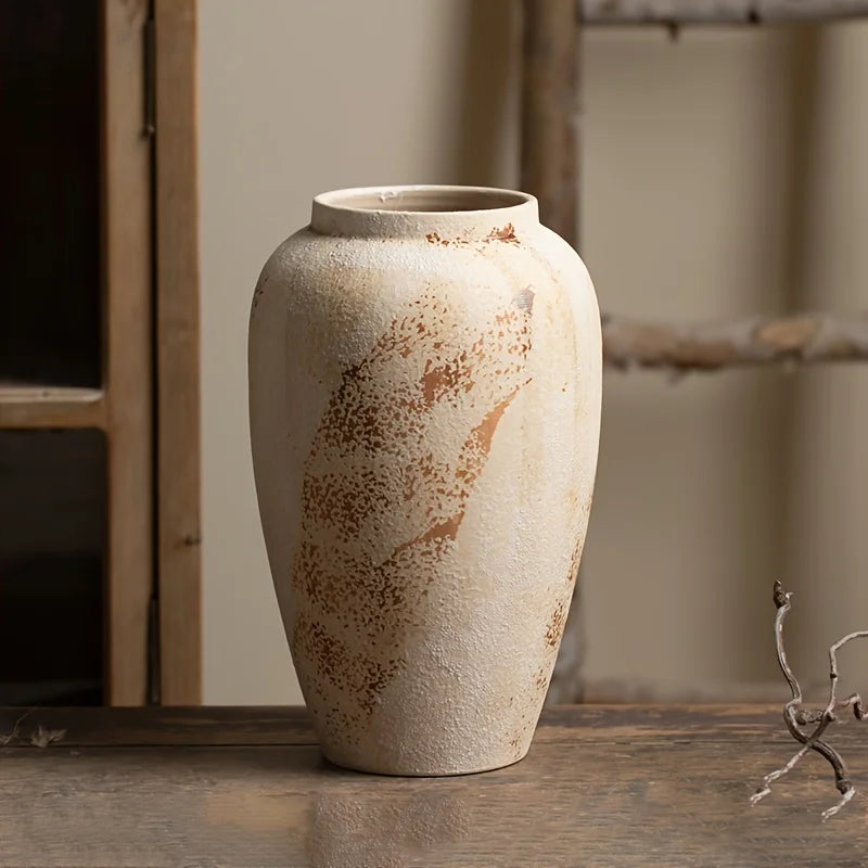 Elegant Spotted Retro Ceramic Planter