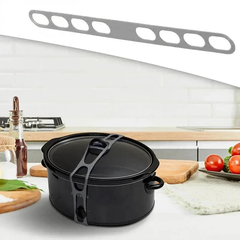 Flexible Silicone Lid Strap Holder