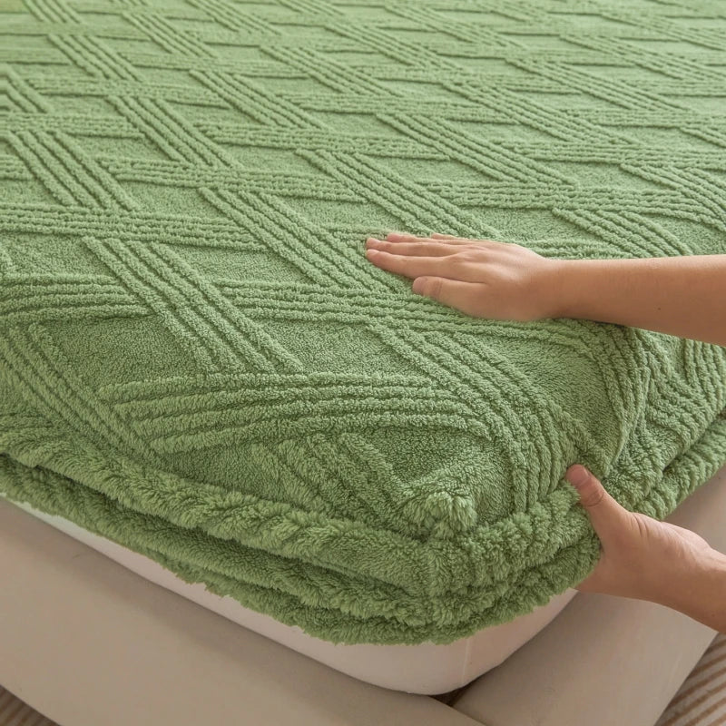 Cozy Fleece Thermal Fitted Bedsheet
