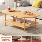 Oval Storage Coffee Table