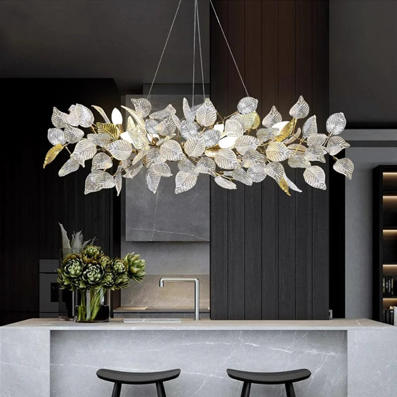Luxury Ginkgo LED Chandelier