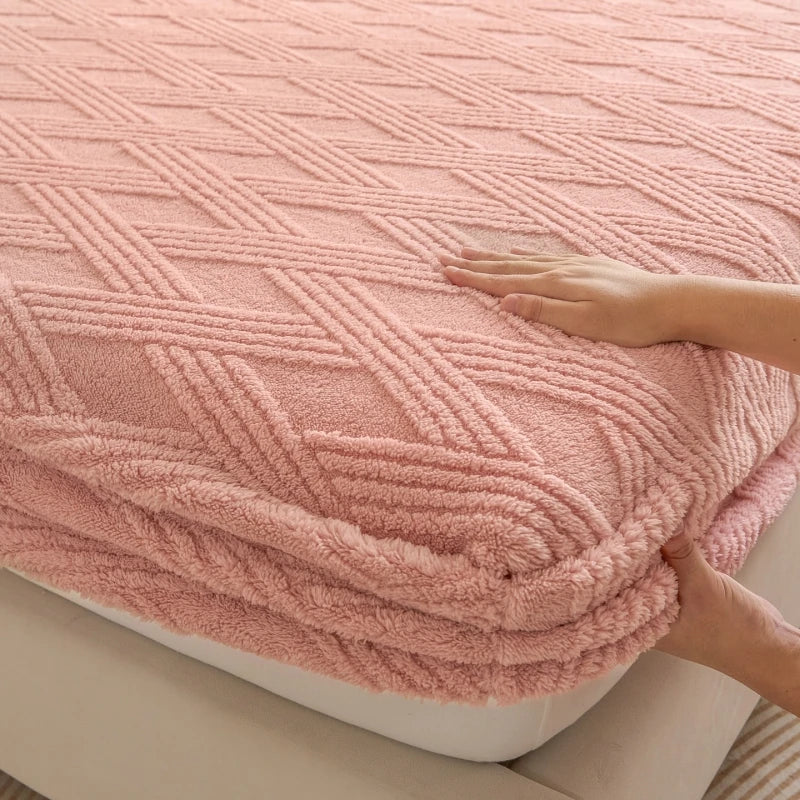 Cozy Fleece Thermal Fitted Bedsheet