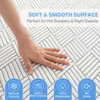 Breathable PE Cooling Mattress Topper