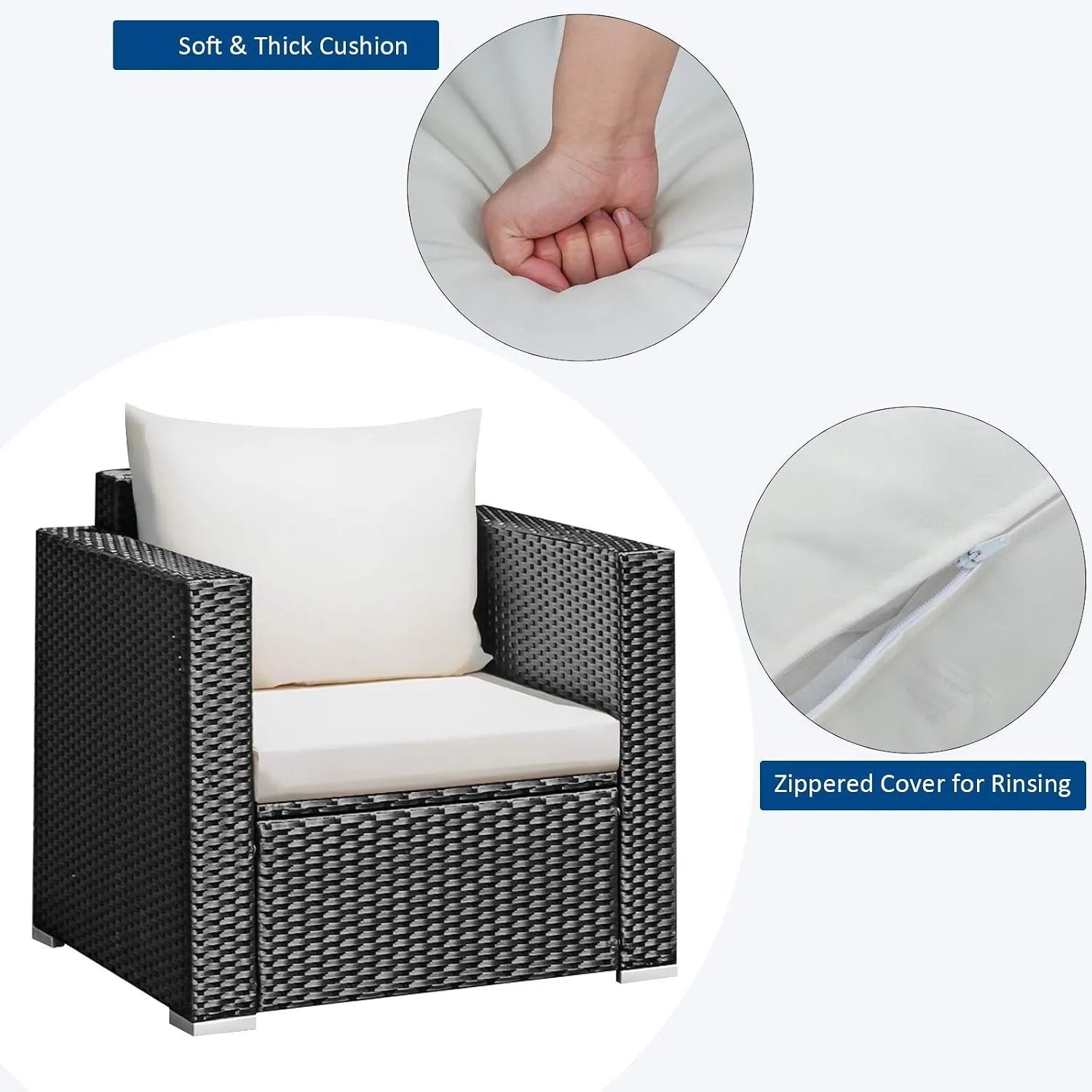 Premium Rattan Patio Set