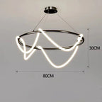 Modern Minimalist Hose Chandelier