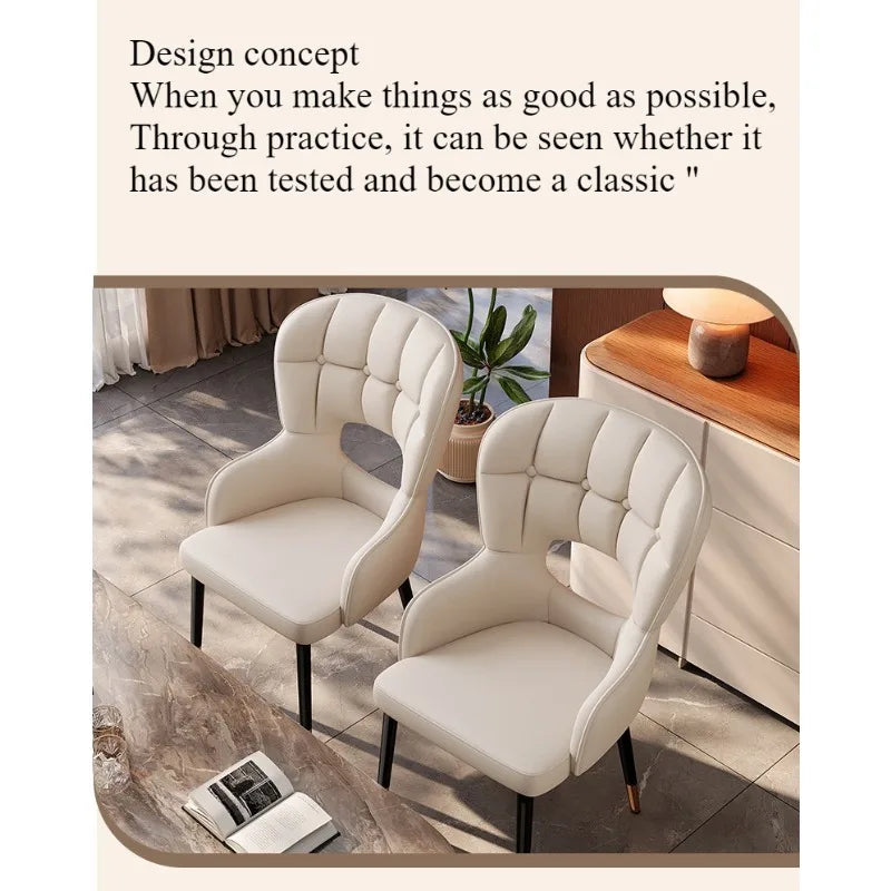 European High-Back Dining Chair