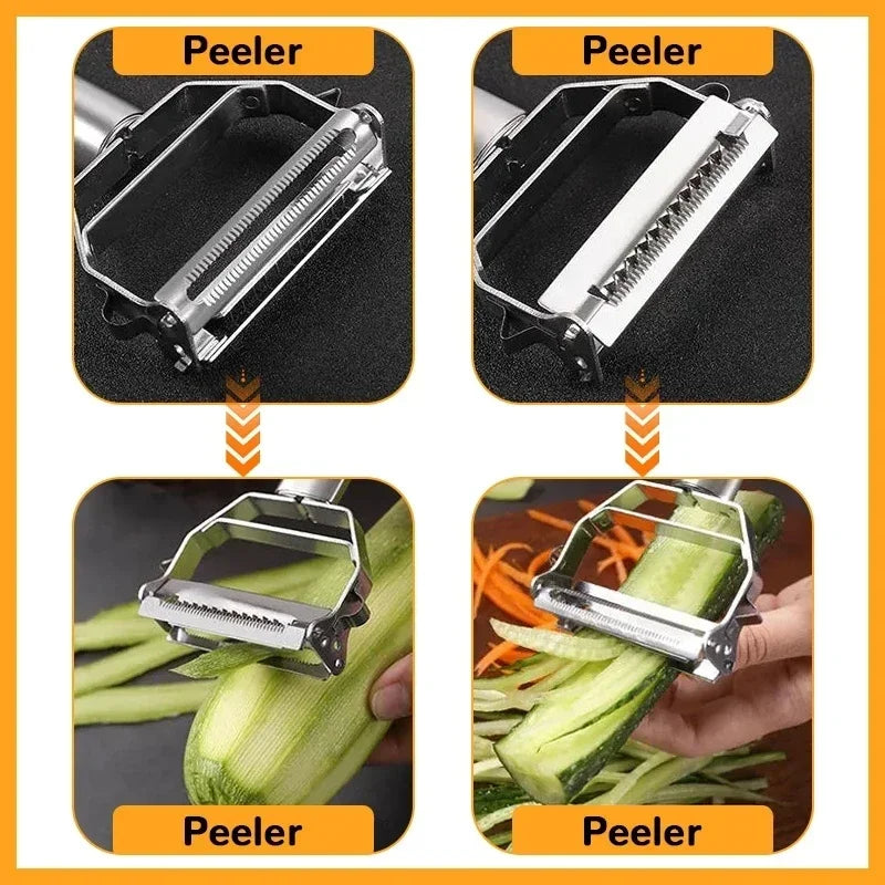 Stainless Steel Multi Peeler Slicer