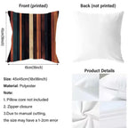 Premium Reversible Striped Cushion