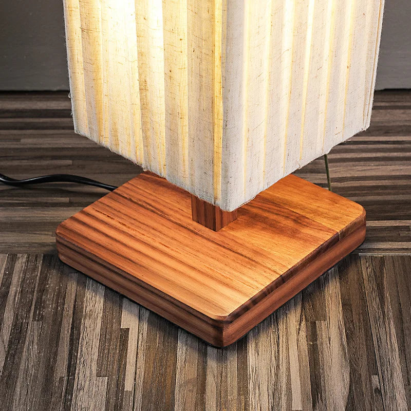 Zen Walnut Floor Lamp