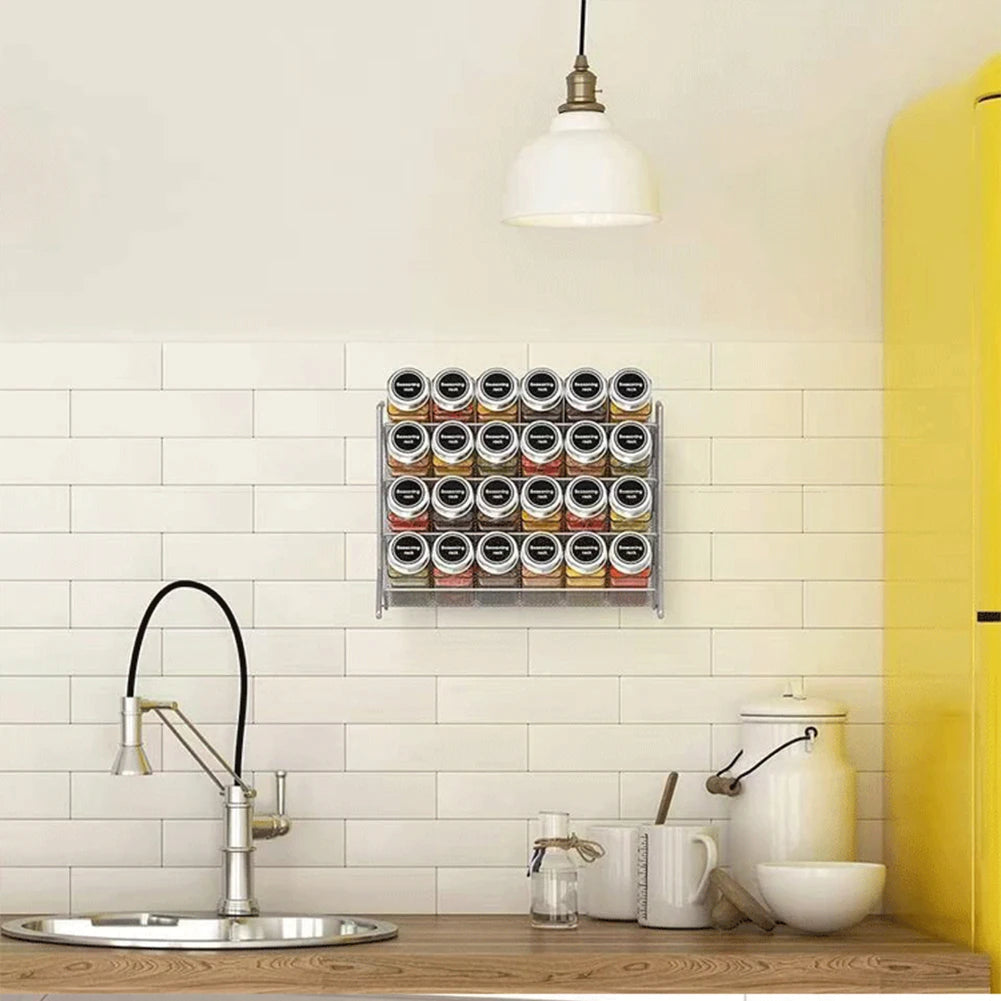 4-Tier Carbon Steel Spice Rack