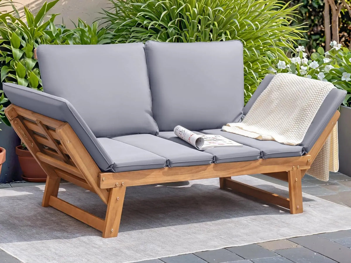 Convertible Acacia Outdoor Daybed