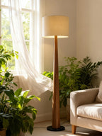 Luxury Wooden Floor Lamp