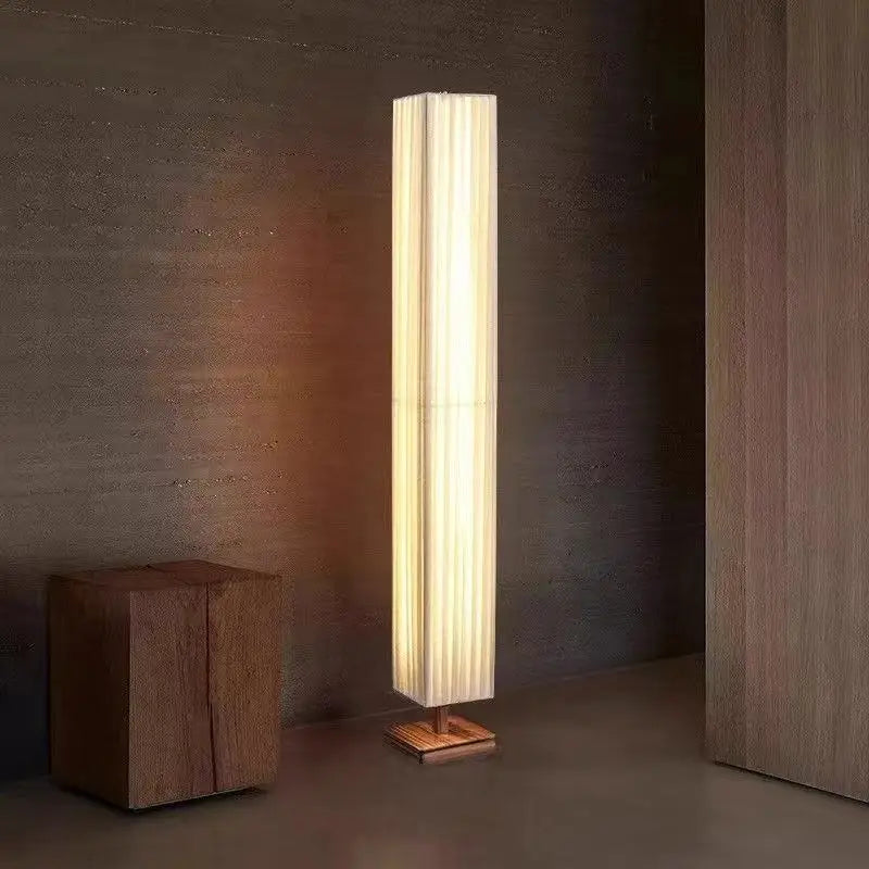Zen Walnut Floor Lamp