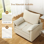 Beige Cloud Sofa Deep Comfort
