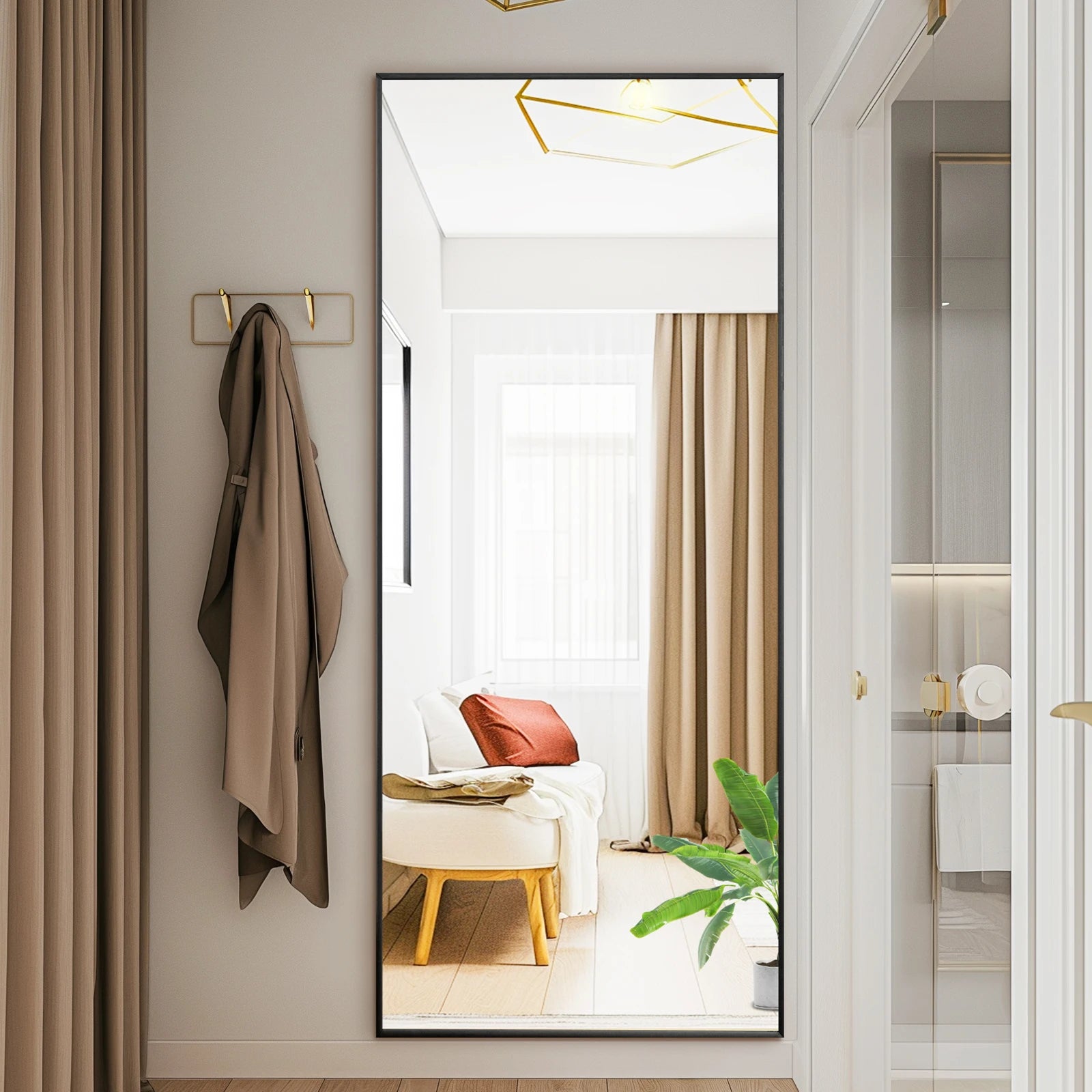 MCQ Arched Full-Length Wall & Floor Mirror