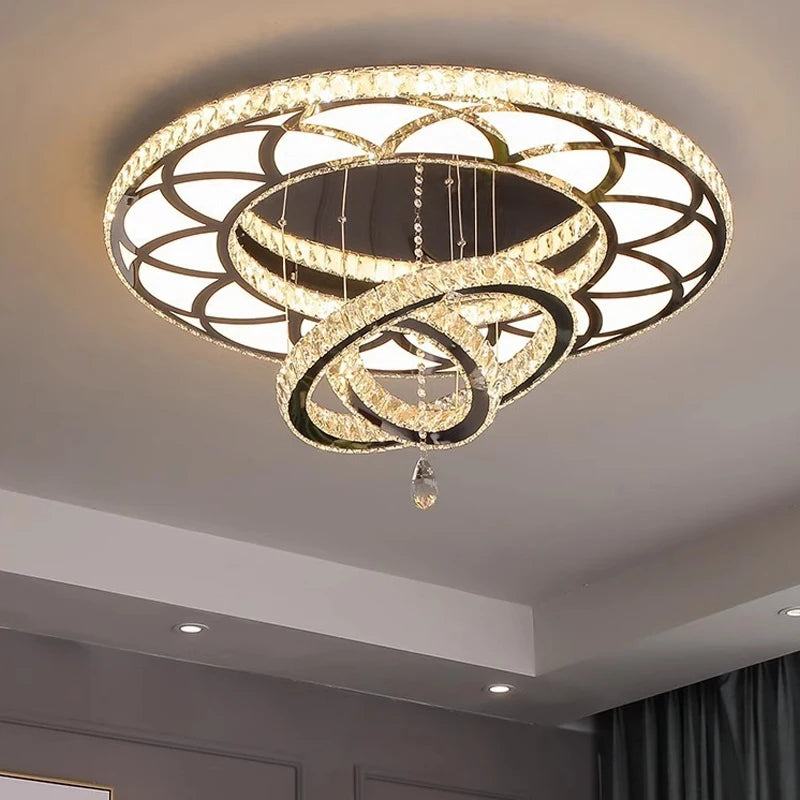 Luxury Crystal LED Ceiling Chandelier
