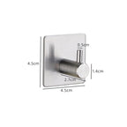 Rustproof 3M Stainless Wall Hooks