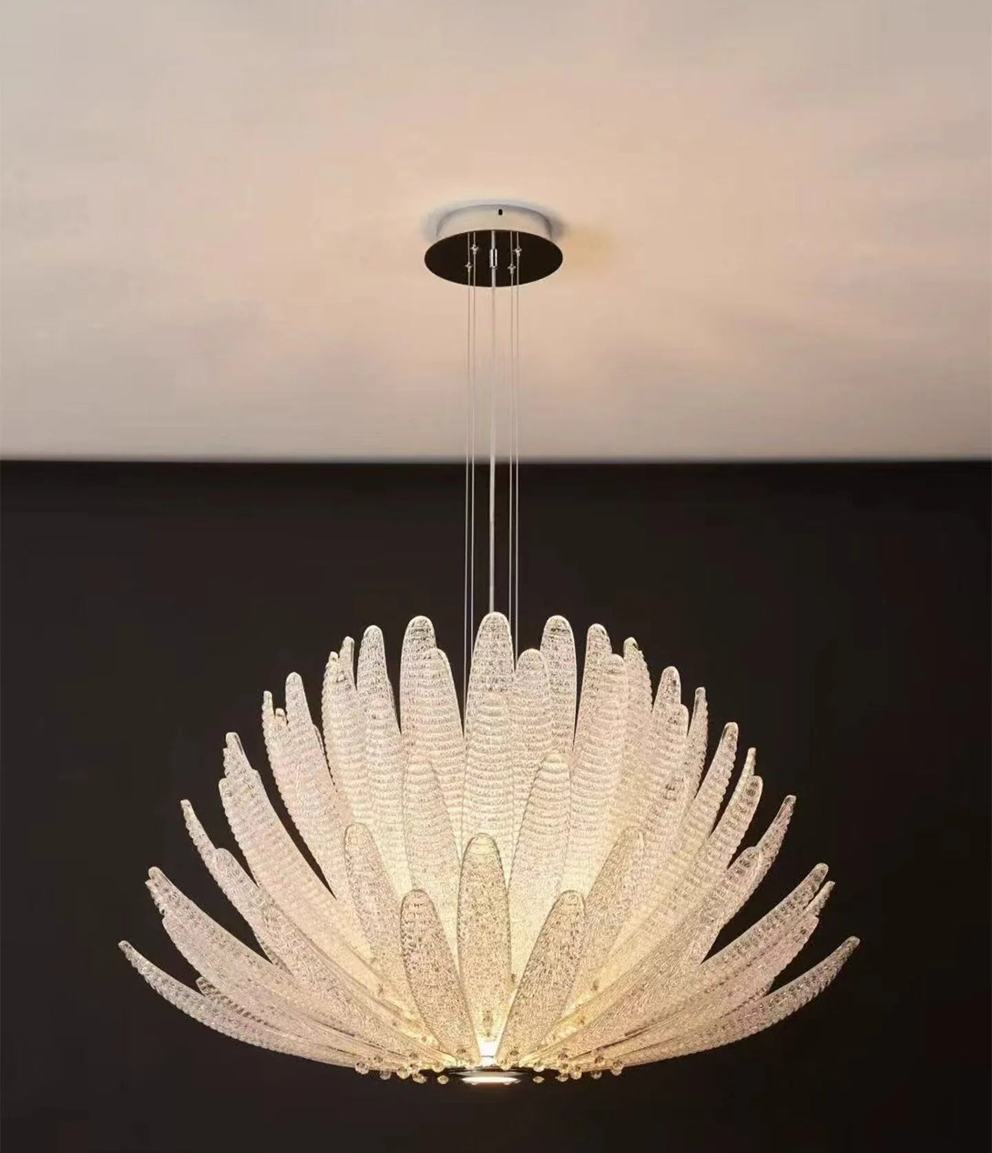 Modern Art Glass LED Chandelier