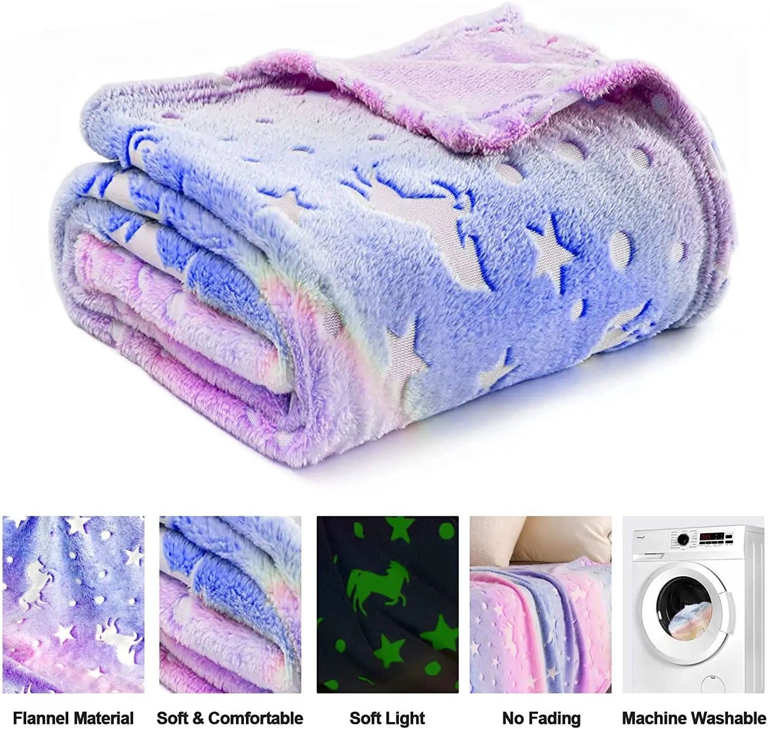 Glow-in-Dark Kids Blanket
