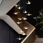 LED Bird Pendant Chandelier