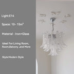Clear Glass Pendant Chandelier