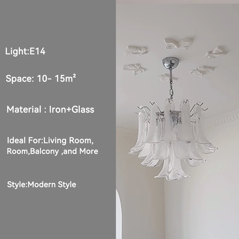 Clear Glass Pendant Chandelier