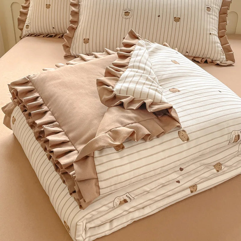 Lightweight Summer Air-Conditioning Comforter Blanket