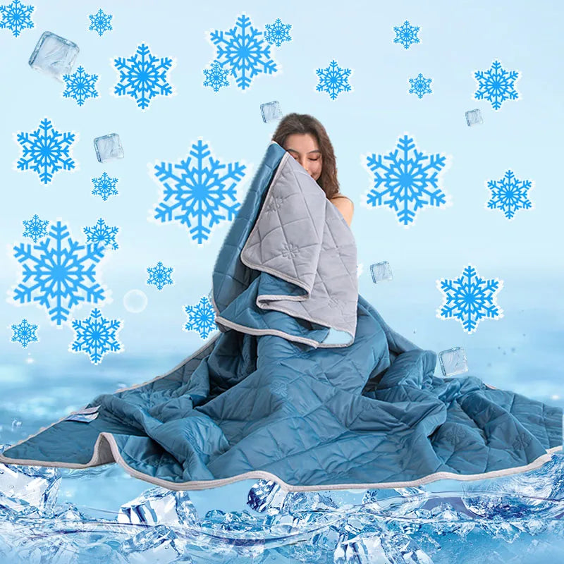 Ultra-Soft Lightweight Cooling Blanket