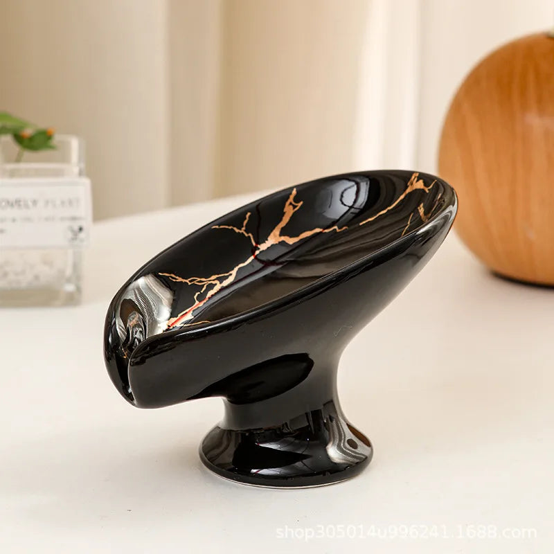 Ceramic Leaf Soap Dish