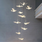 LED Bird Pendant Chandelier