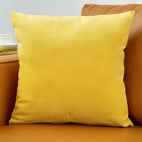 Plush Velvet Sofa Cushion Cover