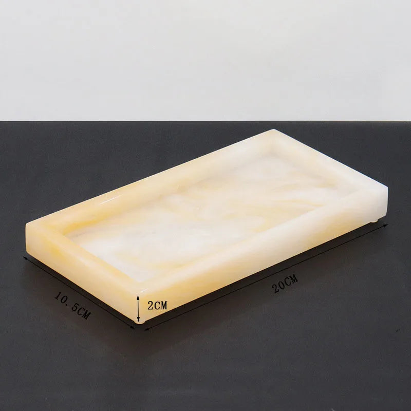 Marble Resin Storage Tray