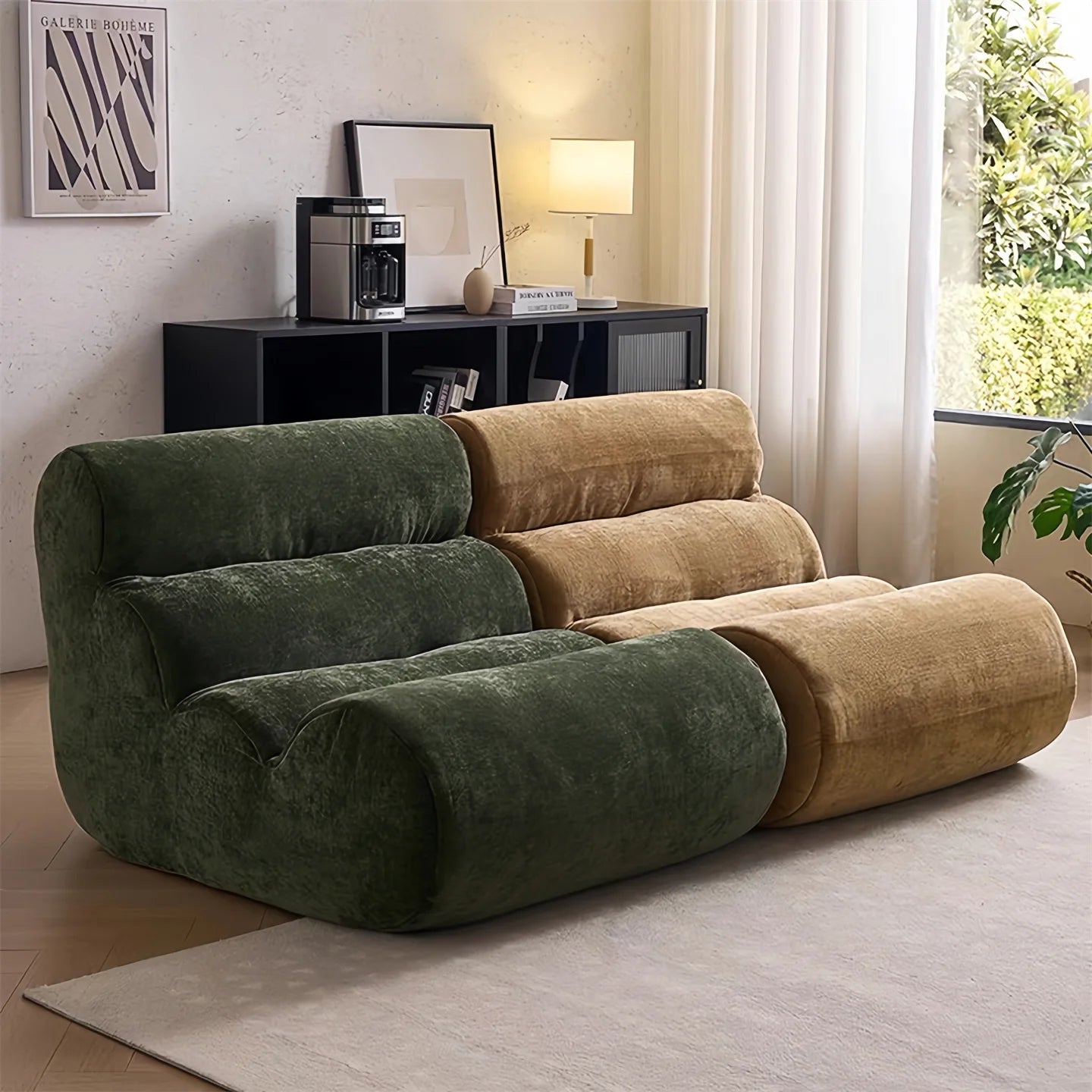 Modern Curved Lounge Chair Sofa