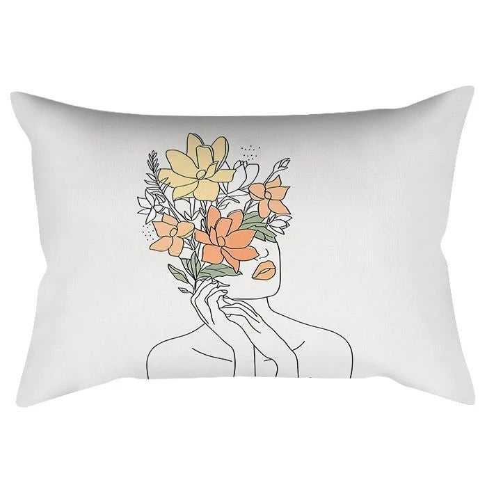 Stylish Nordic Printed Lumbar Cover