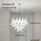 Clear Glass Pendant Chandelier