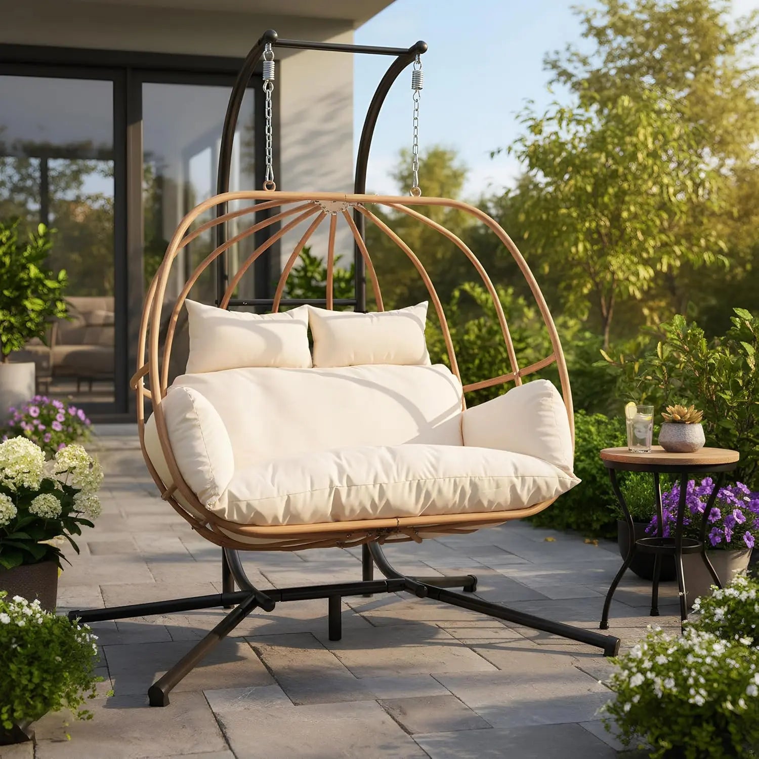 Oversized 2-Person Egg Swing Chair